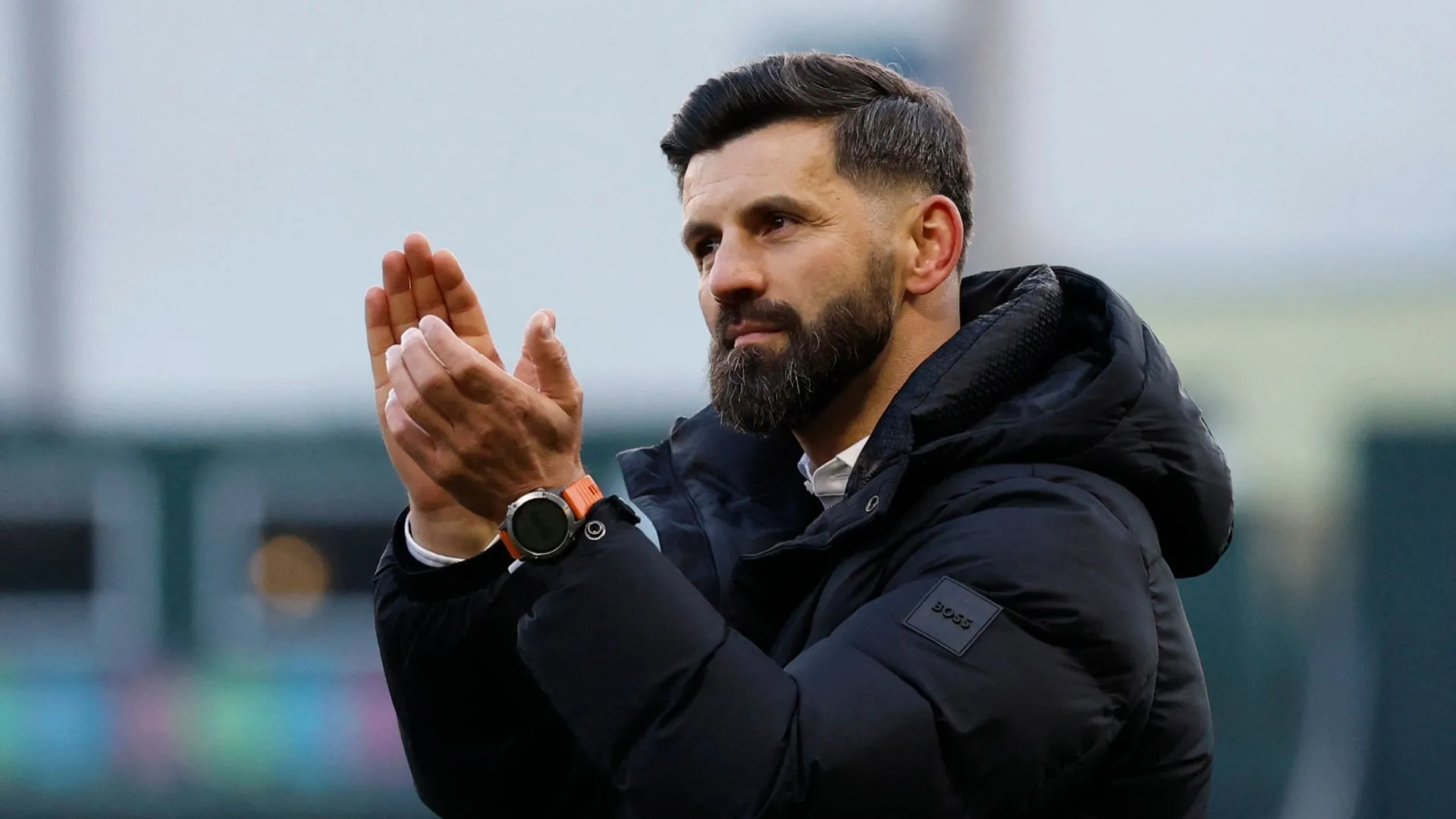 HLV Miron Muslic trong trận đấu tại FA Cup cùng Plymouth Argyle