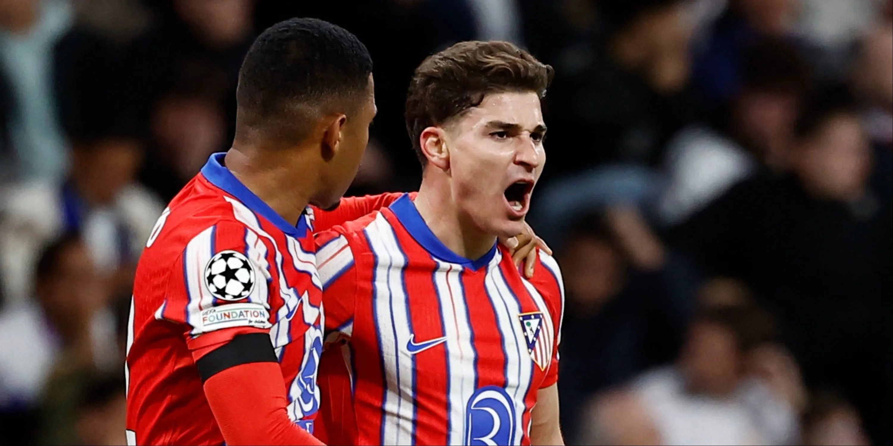 Julian Alvarez trong màu áo Atletico Madrid