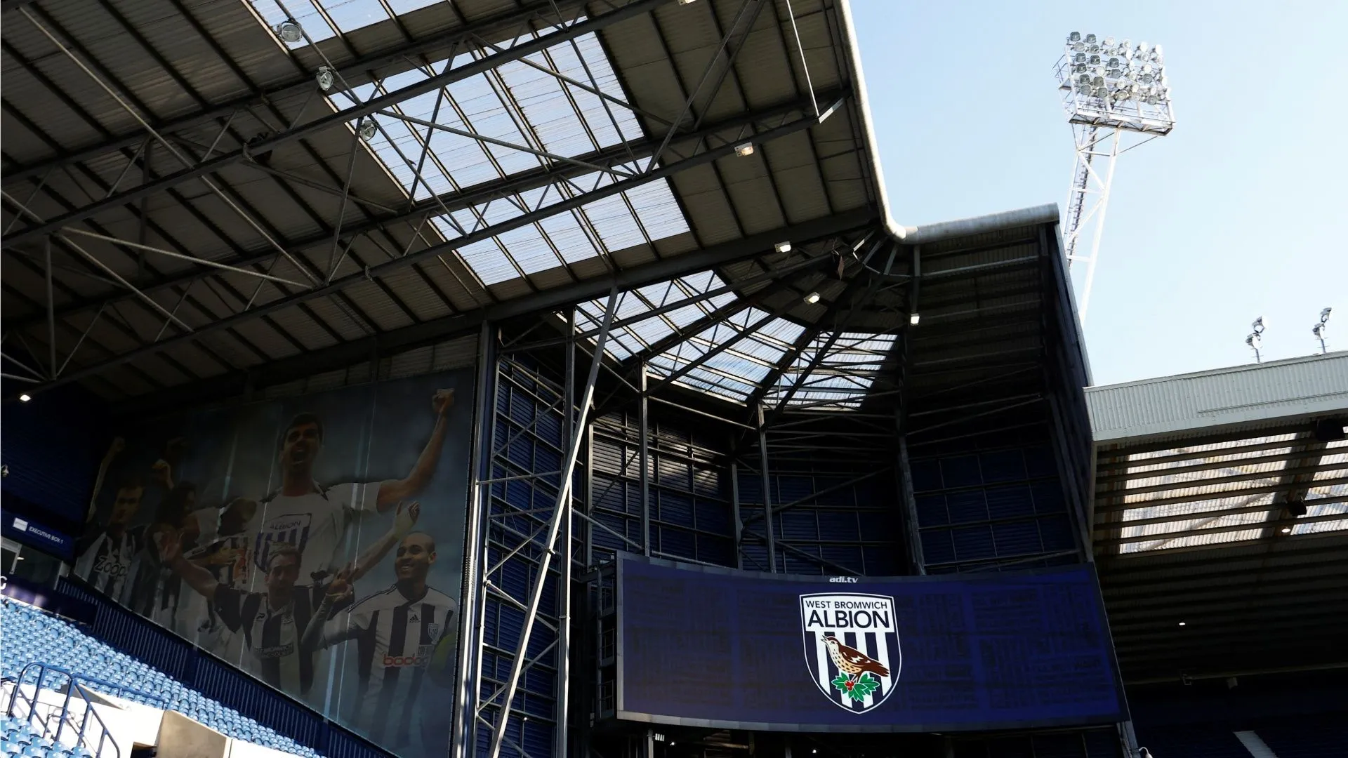 Sân vận động The Hawthorns, sân nhà của câu lạc bộ West Bromwich Albion.