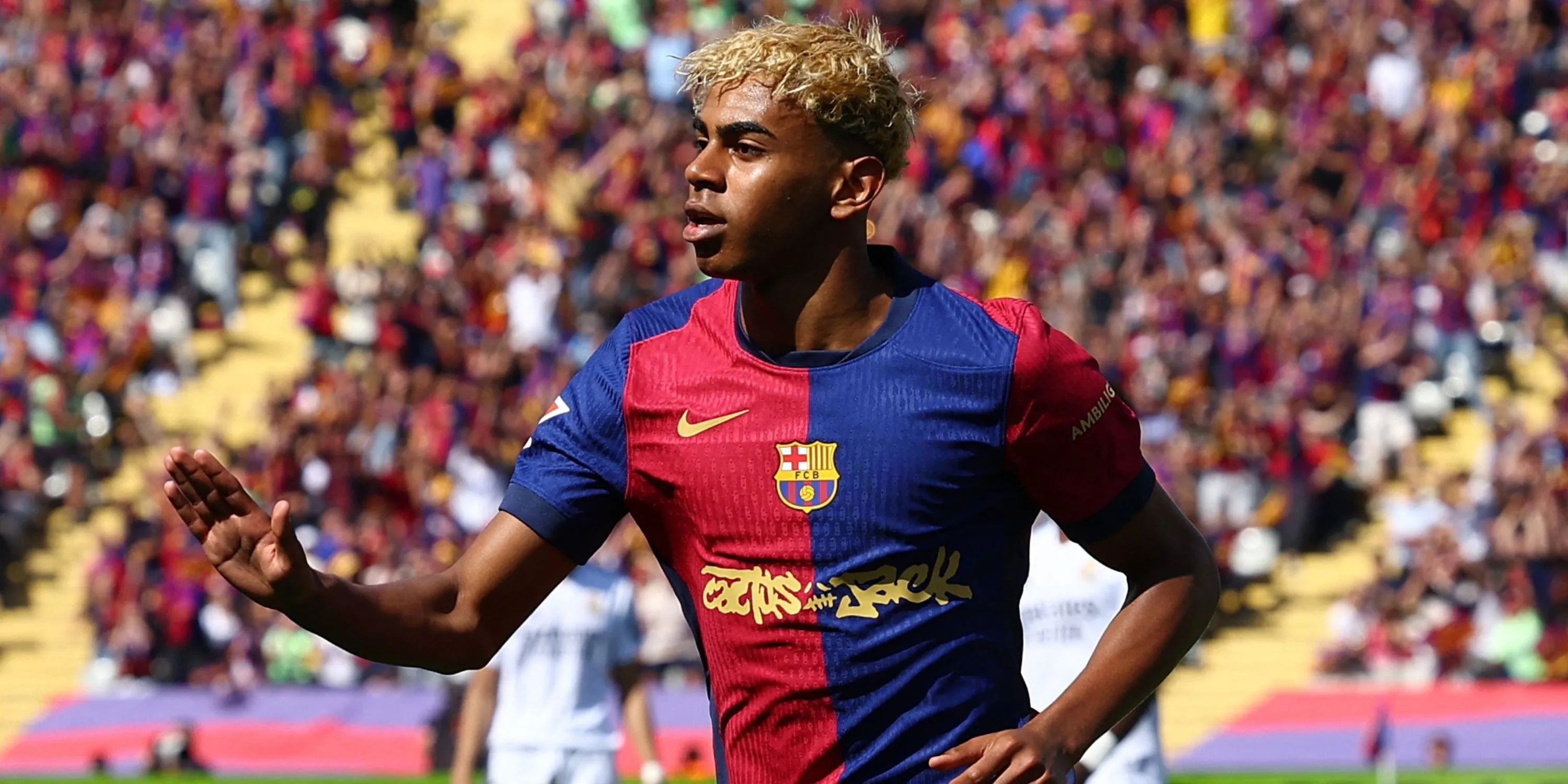 Sao trẻ Lamine Yamal của Barcelona, được Willian dùng để so sánh với Estevao.