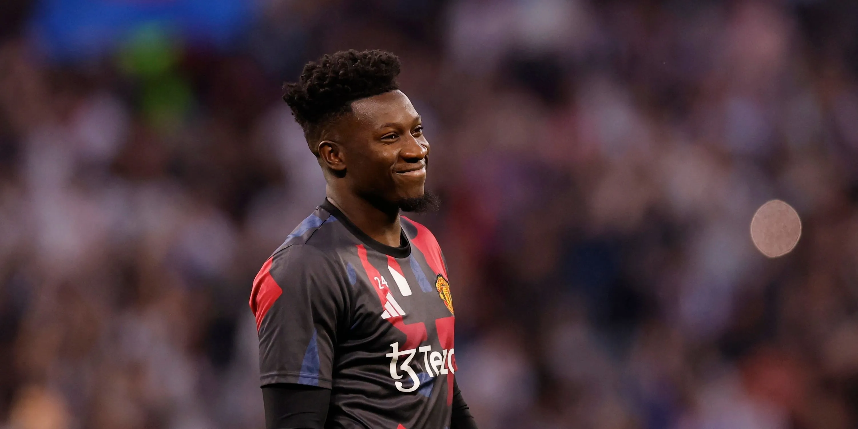 Thủ môn Andre Onana của Manchester United, người có thể bị thay thế bởi Marc-Andre ter Stegen.