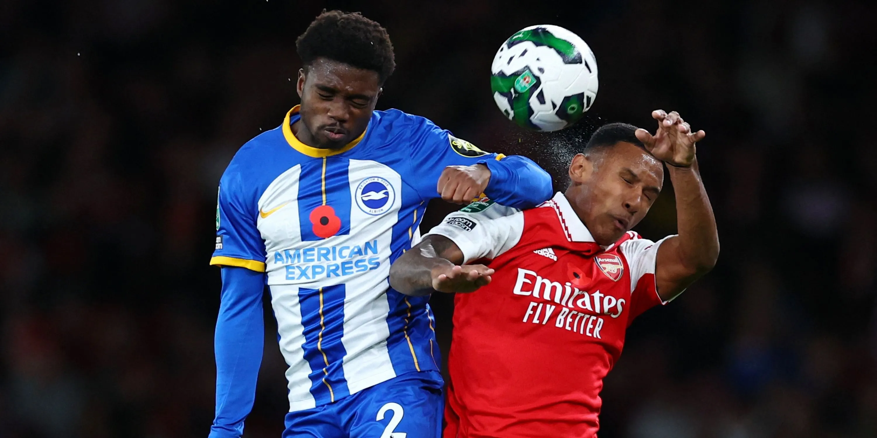 Tiền đạo Marquinhos trong màu áo Arsenal thi đấu tại Premier League