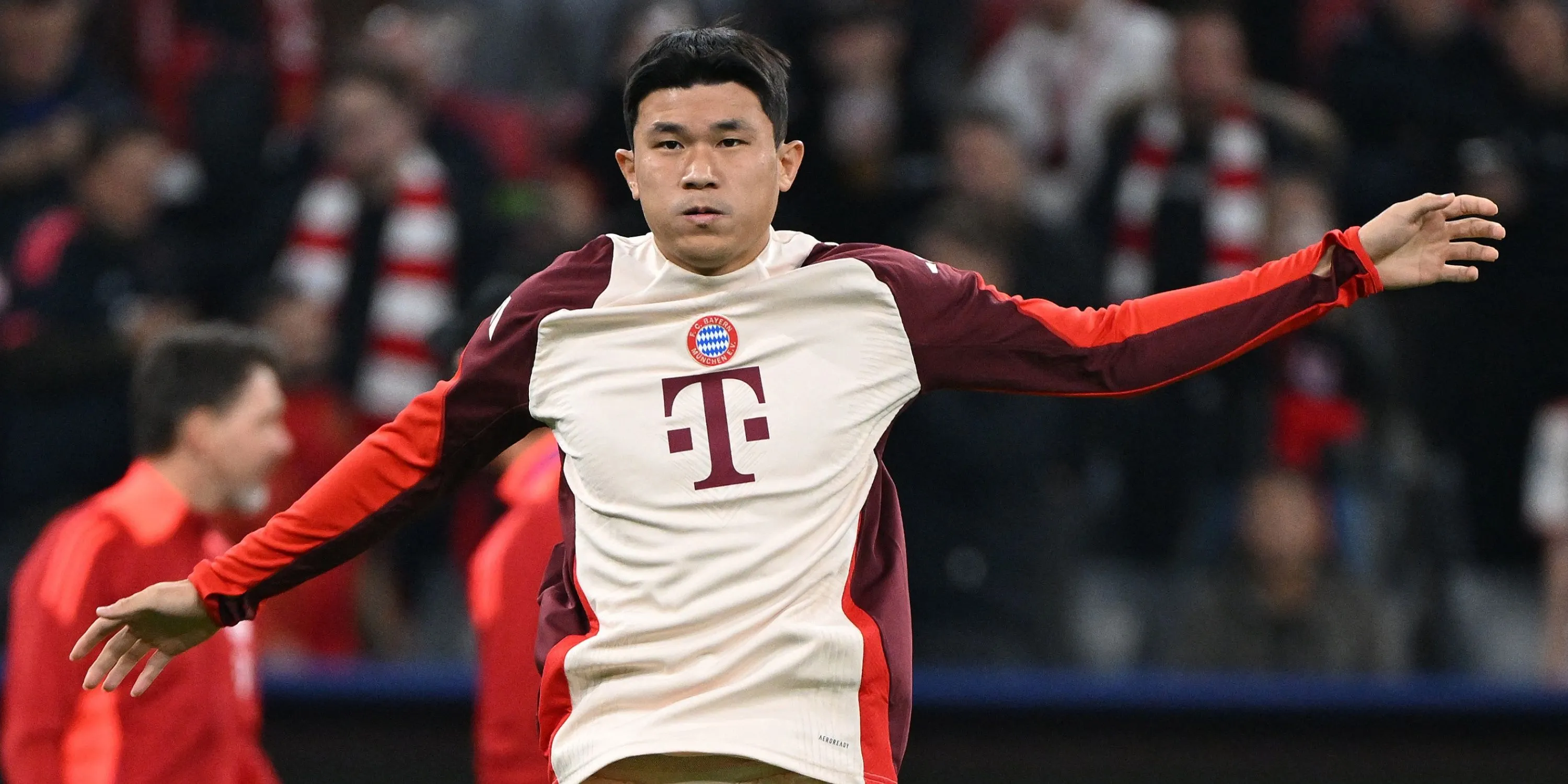 Trung vệ Kim Min-Jae trong màu áo Bayern Munich, mục tiêu chuyển nhượng của Tottenham