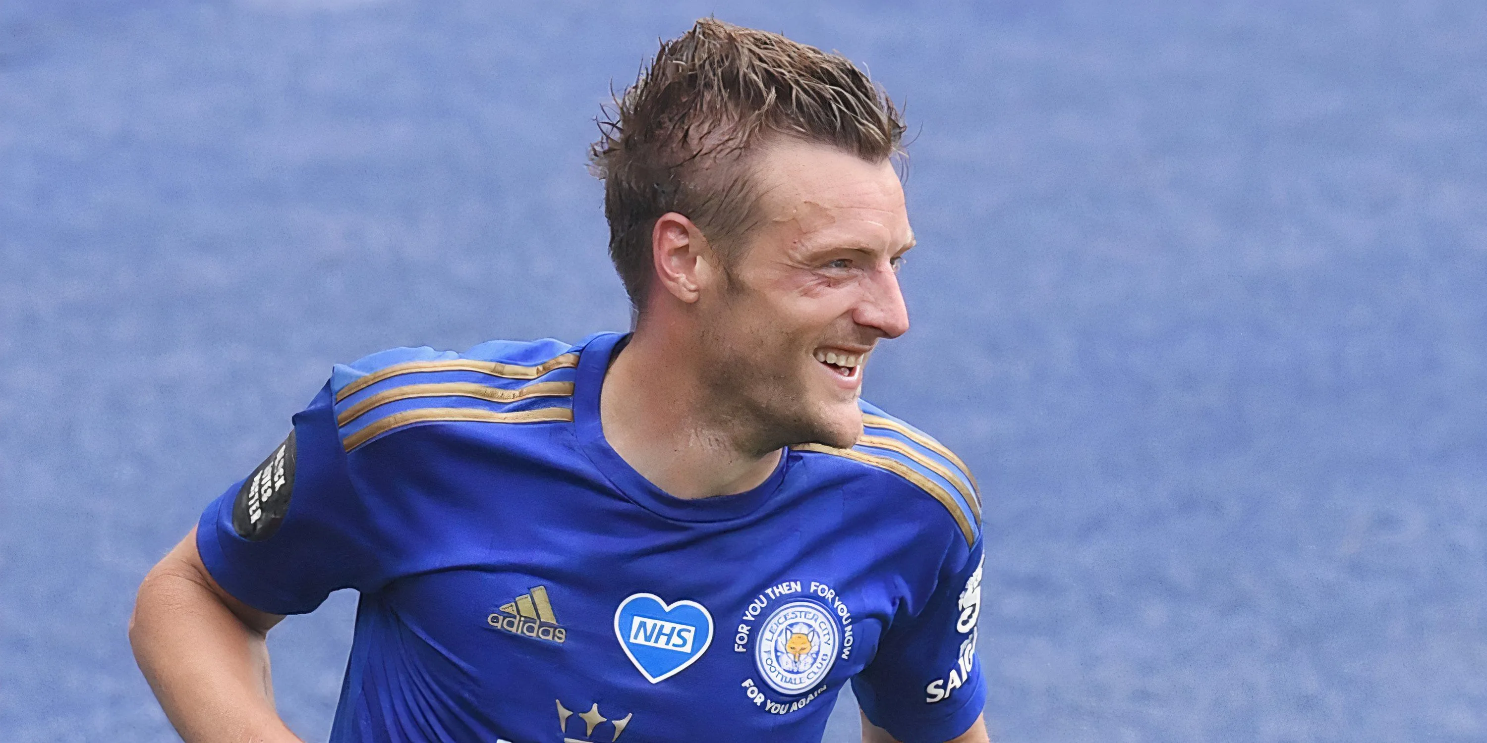 Cầu thủ Jamie Vardy trong màu áo Leicester City