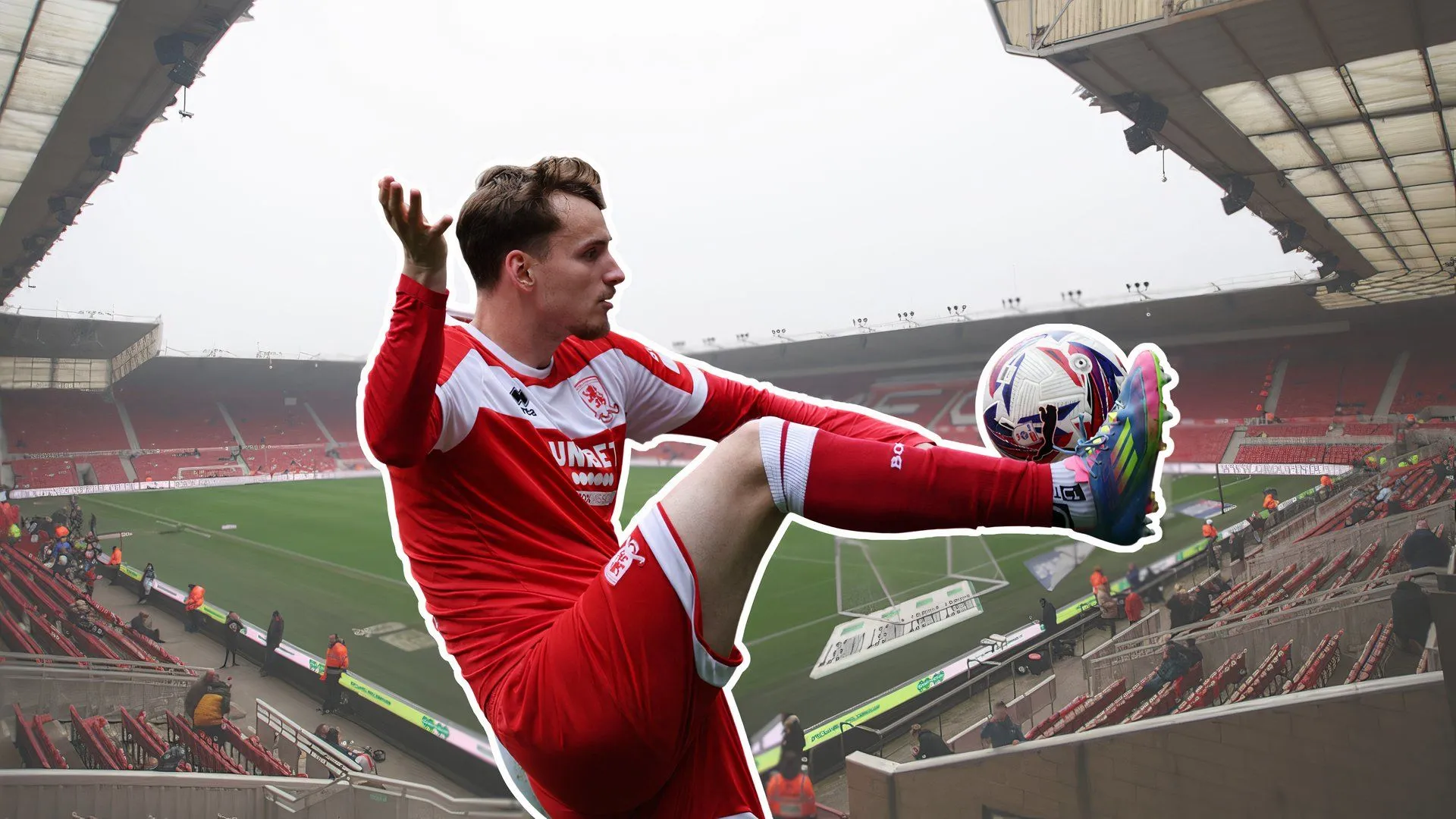 Hậu vệ Rav van den Berg trong màu áo Middlesbrough, mục tiêu của nhiều CLB lớn