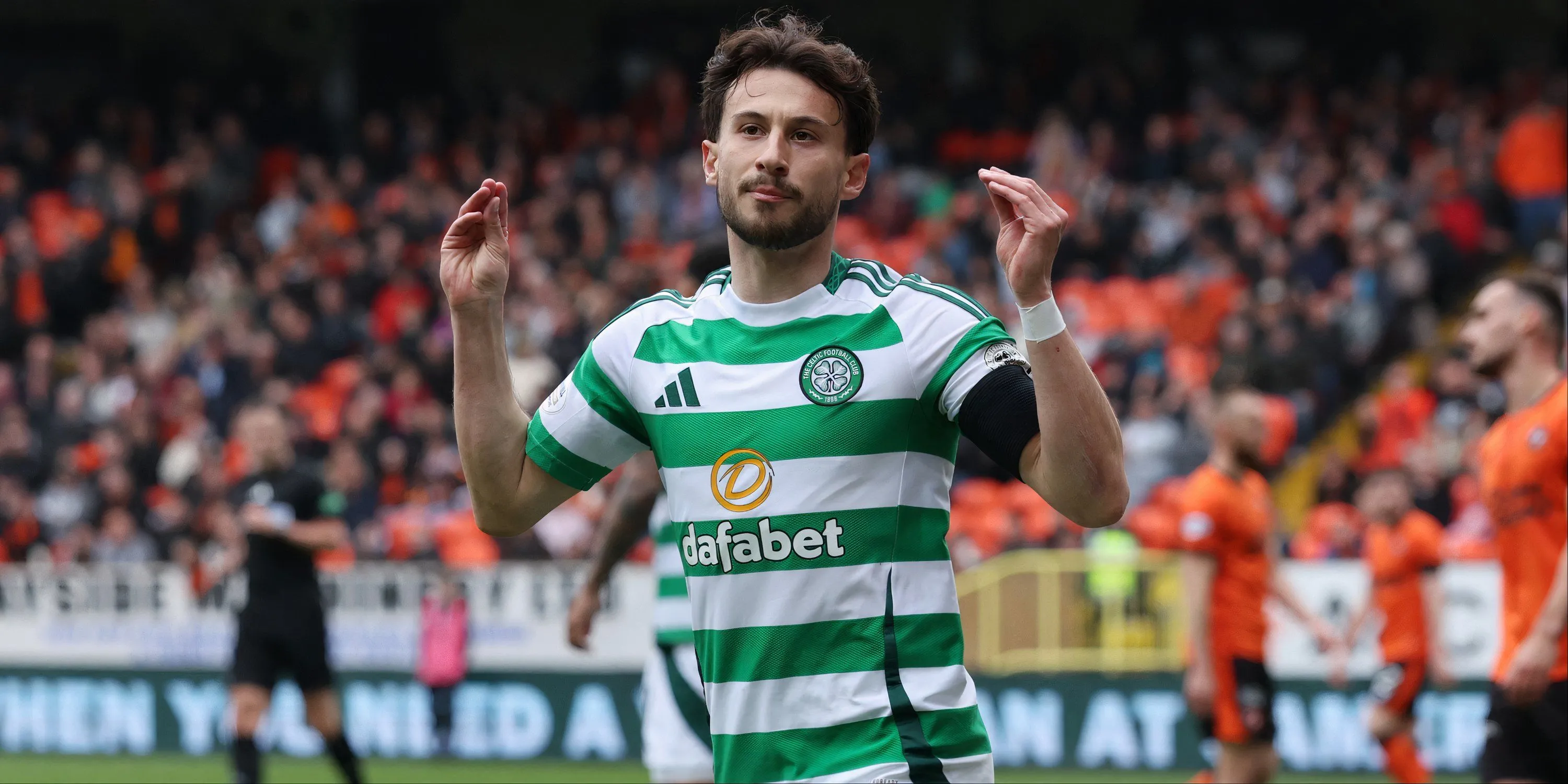 Nicolas Kuhn trong màu áo Celtic thi đấu tại Giải VĐQG Scotland