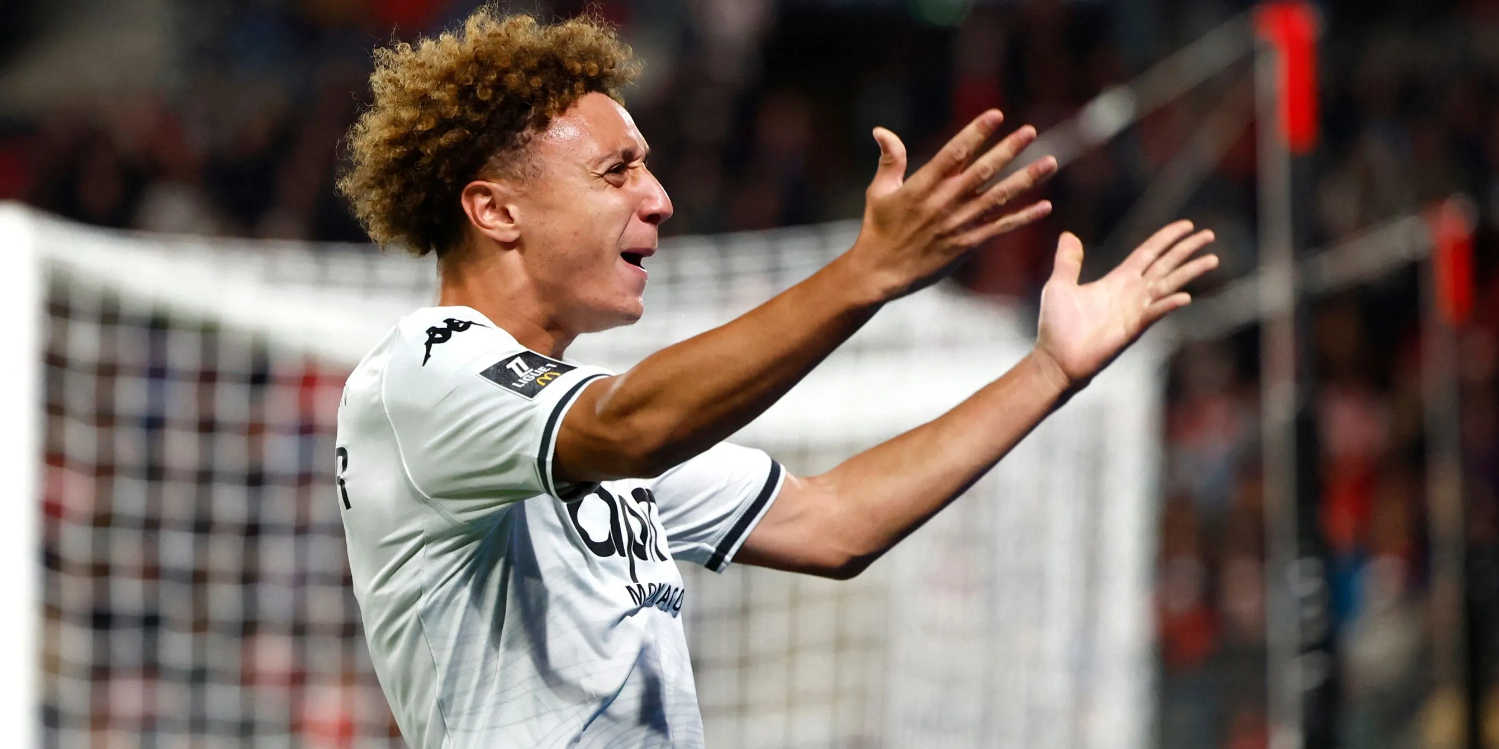 Tiền đạo Eliesse Ben Seghir của AS Monaco, một tài năng tấn công sáng giá