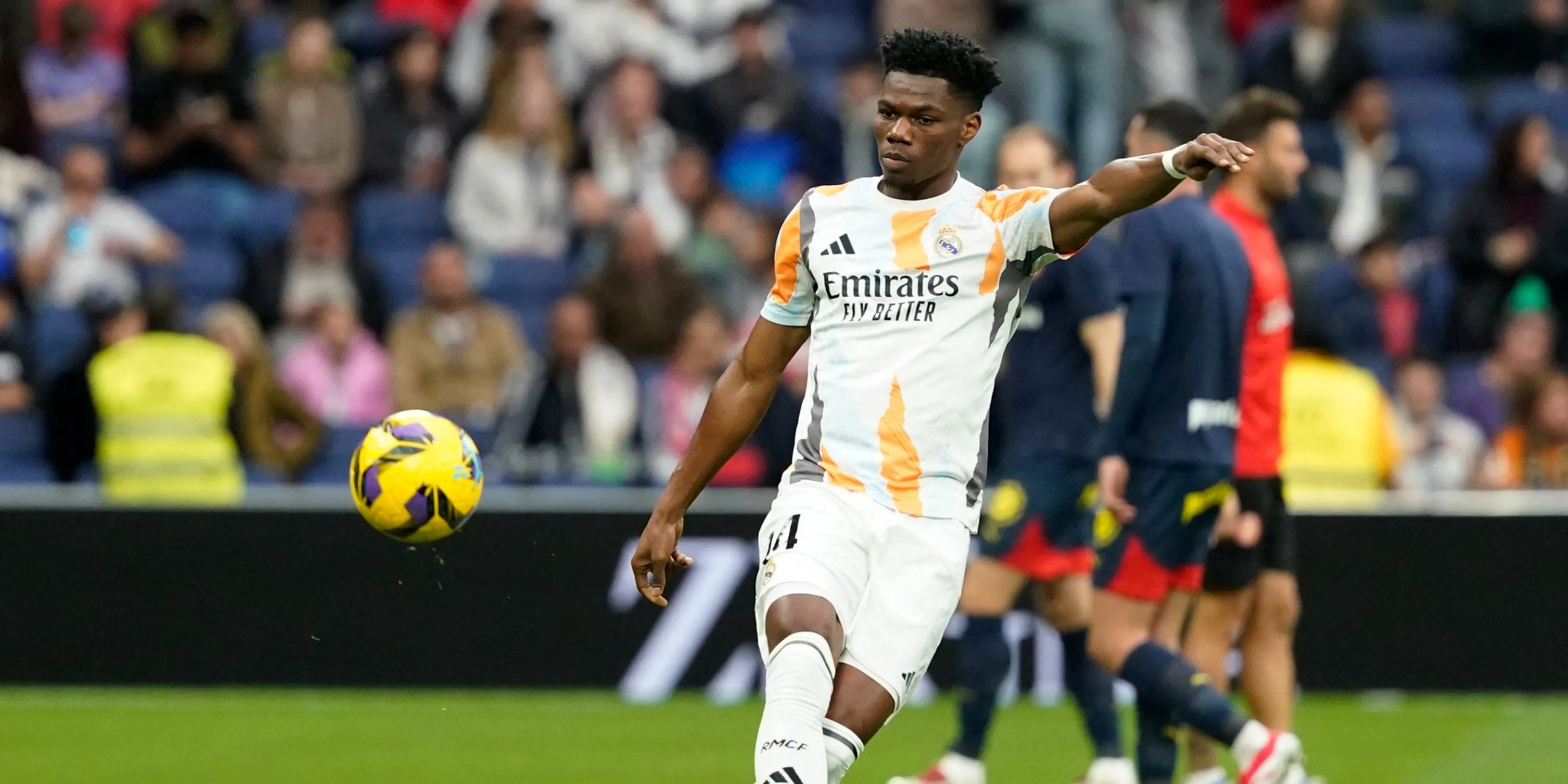 Tiền vệ Aurelien Tchouameni của Real Madrid, mục tiêu chuyển nhượng của Manchester United